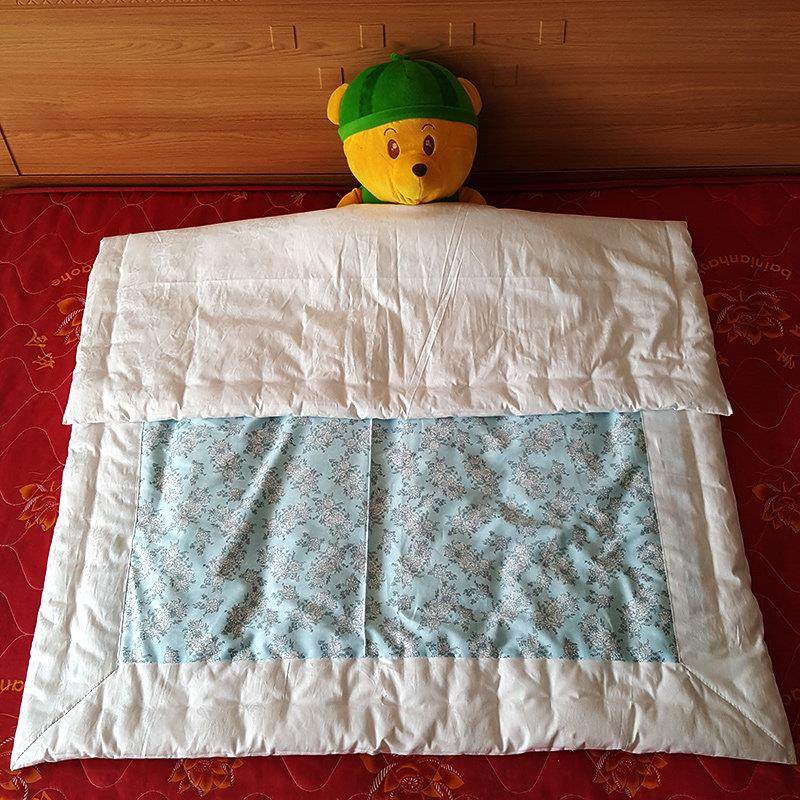 纯手工棉花被子儿童学生幼儿园午休春秋被覆古小清新全棉被褥定做