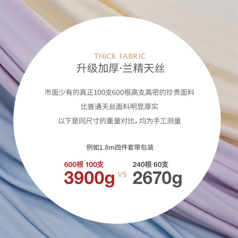 600根奢华tencel天丝四件套夏季欧式丝滑轻奢ins儿童订做纯色简约