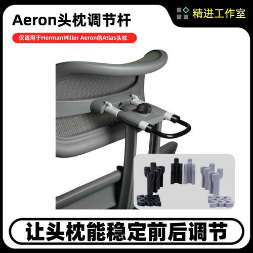 赫曼米勒Hermanmiller Aeron座椅Atlas头枕固定杆