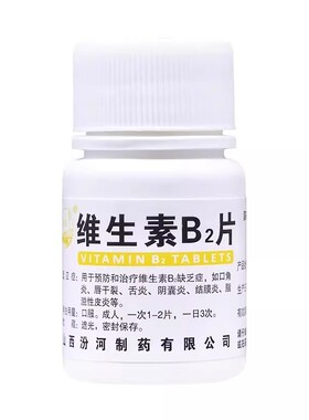 汾河 维生素B2片5mg*100片