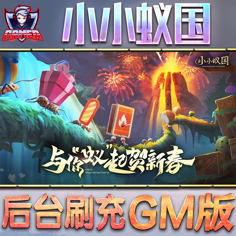小小蚁国GM后台无限内购元宝钻石手游单机脚本科技折扣小程序辅助安卓内部开局号初始首冲充自抽号