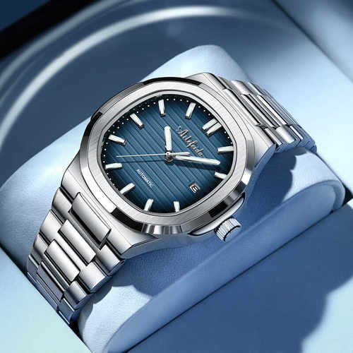 日历夜光名牌方形腕表男经典男士