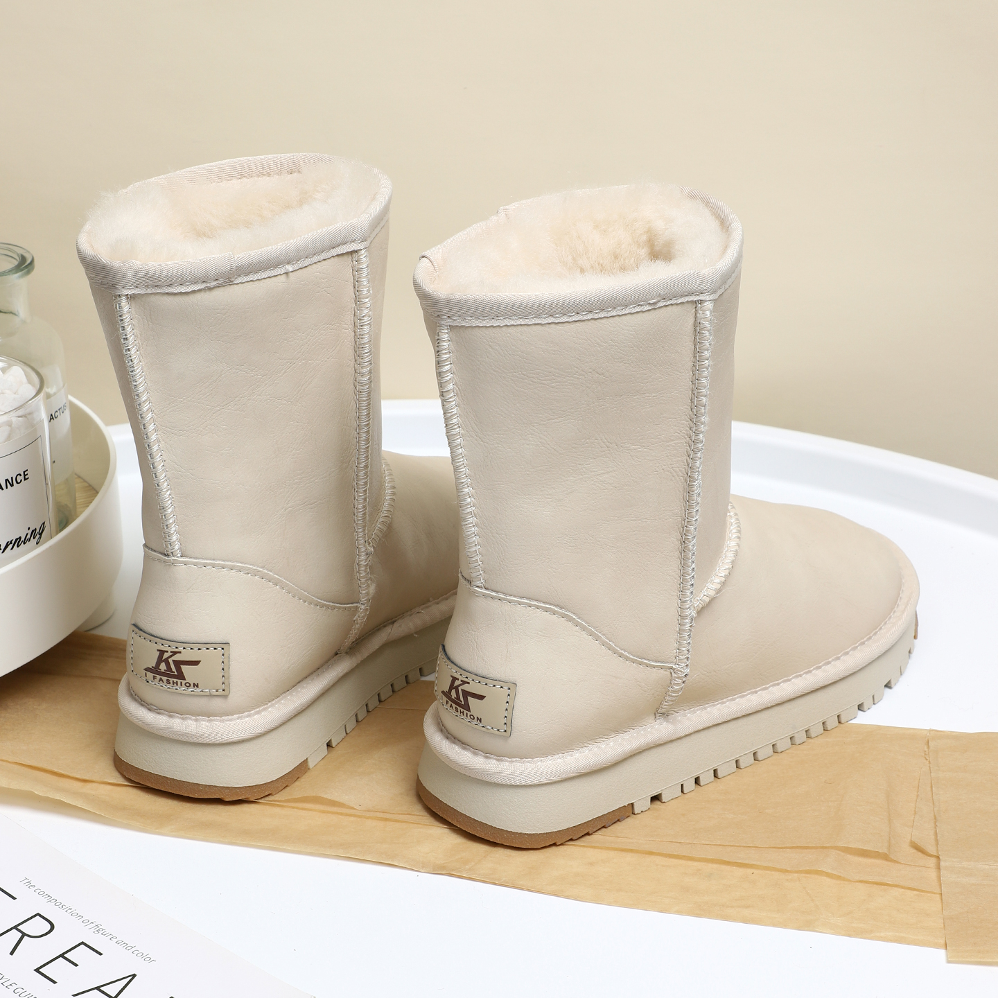 2025冬季新款全羊毛女士雪地靴