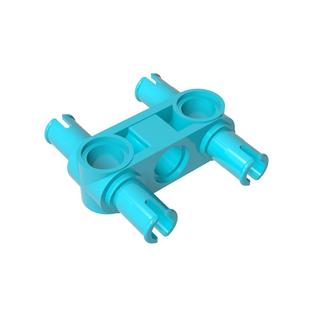 高砖积木零件GDS 960配件双栓连接件兼容48989小颗粒MOC拼插散件