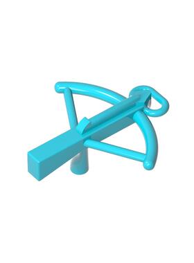 高砖积木零件GDS-M370配件弩弓箭兼容小颗粒MOC拼插散件