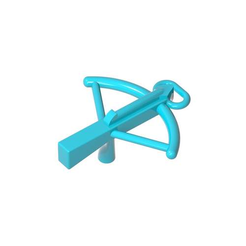 高砖积木零件GDS-M370配件弩弓箭兼容小颗粒MOC拼插散件