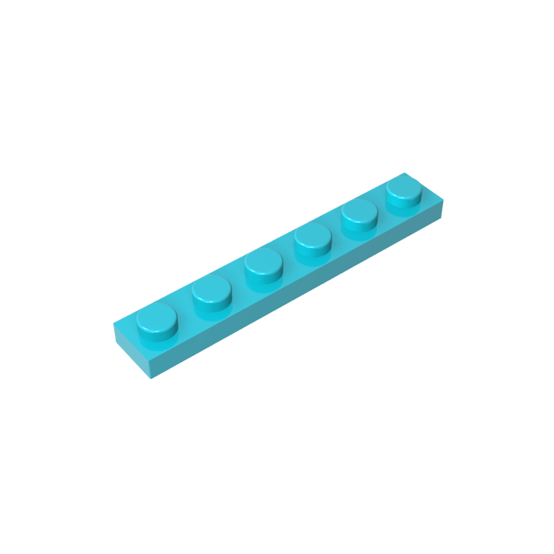 高砖积木零件GDS-505配件1x6 板兼容3666小颗粒MOC拼插散件