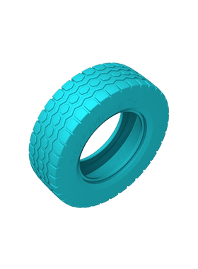 高砖积木零件GDS-1578配件轮胎兼容32019小颗粒MOC拼插散件