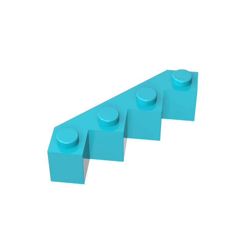 高砖积木零件GDS-711配件4x4兼容14413小颗粒MOC拼插散件