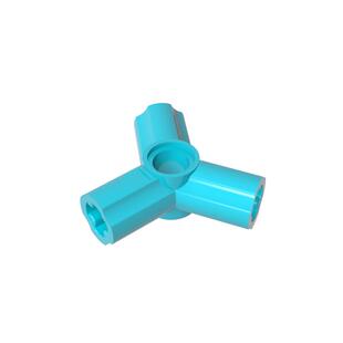 高砖积木零件GDS-922配件三向连接件兼容10288小颗粒MOC拼插散件