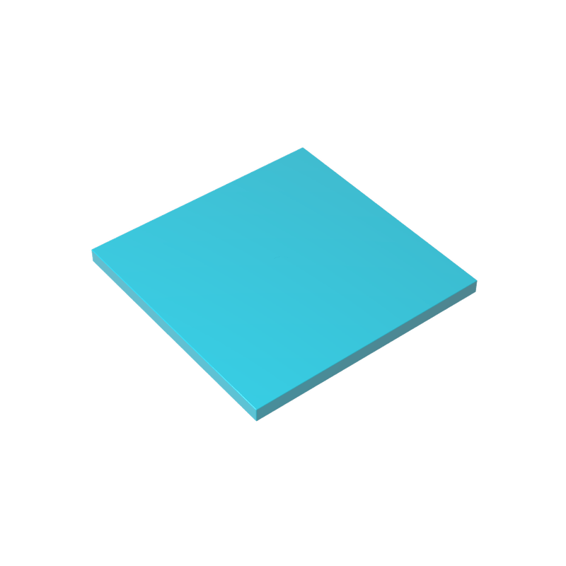 高砖积木零件GDS-1116配件6x6 光面板兼容10202小颗粒MOC拼插散件