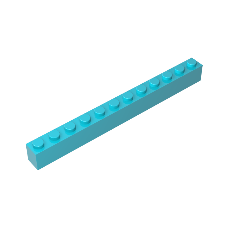高砖积木零件GDS-538配件1x12兼容6112小颗粒MOC拼插散件
