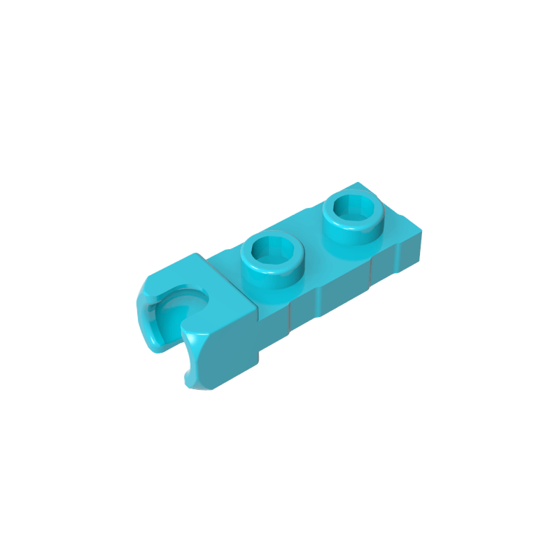 高砖积木零件GDS-851配件1x2单侧带球插座板兼容gds851-14418散件