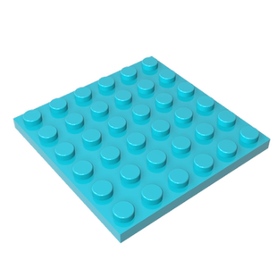 高砖积木零件GDS 板兼容3958小颗粒MOC拼插散件 523配件6x6