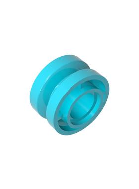 高砖积木零件GDS-1267配件11.2x7.8轮毂兼容42610小颗粒拼插散件