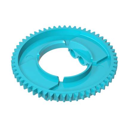 高砖积木零件GDS-1357配件大转盘旋转带内齿兼容48168-50163散件