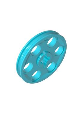 高砖积木零件GDS-1264配件滑轮兼容4185小颗粒MOC拼插散件