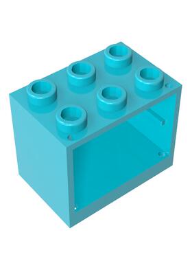 高砖积木零件GDS-1299配件2x3x2 柜子兼容92410-4532MOC拼插散件