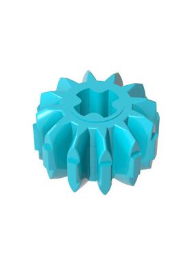 高砖积木零件GDS-1102配件双面12齿轮 外径13.3兼容32270拼插散件