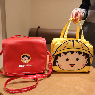 日系卡通樱桃小丸子保冷饭盒包大便当包野餐收纳包保温包袋保温