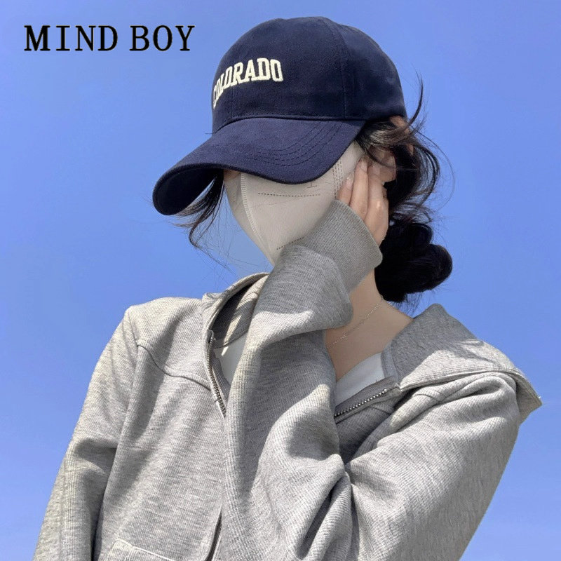 MIND BOY棒球帽男女2026新款帽子宽帽檐深顶鸭舌帽显脸小防晒帽潮
