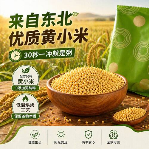 【可试吃两包】免炖小米粥冲泡即食上班族速食早餐粥懒人营代餐