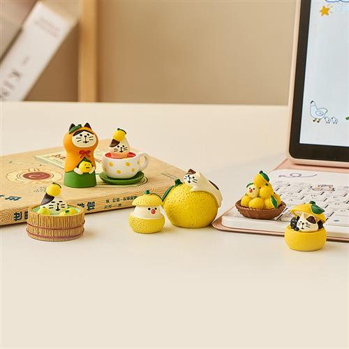创意可爱猫咪小摆件解压治愈系办公室工位电脑显示器趴趴桌面装饰