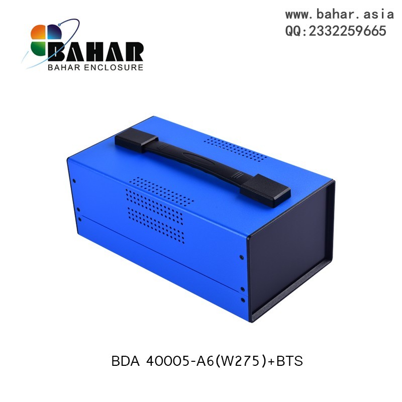 巴哈尔壳体DIY塑料面板铁外壳安防带提手机箱BDA40005-(W275)BTS