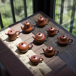 潮州手拉壶茶壶泡茶紫砂壶家用潮汕功夫茶茶具单壶小号小容量薄胎