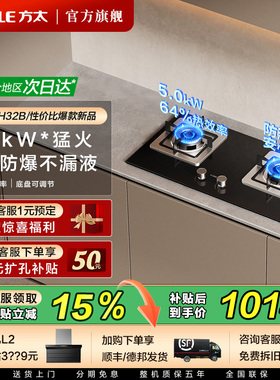 【新品】方太TH32B燃气灶猛火双灶家用天然气煤气灶具官方旗舰店