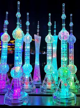 上海东方明珠模型塔纪念