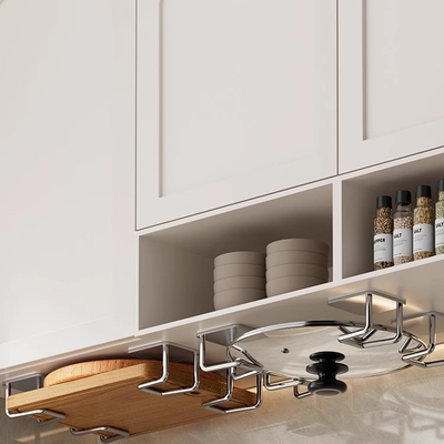 厨房置物架免打孔壁挂锅