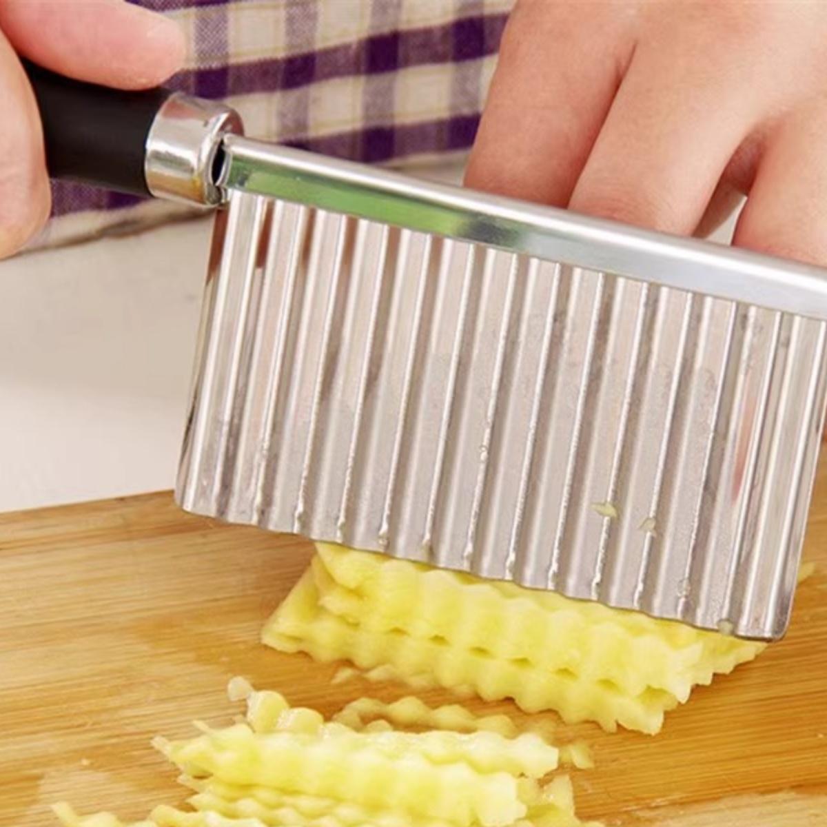 不锈钢狼牙土豆刀波纹波