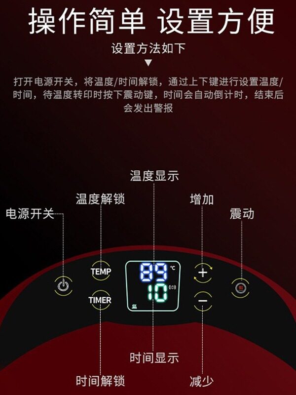 家用迷你便携式小型烫画机手持拼豆热转印机服装T恤印花烫图烫标
