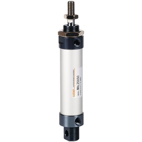 MAL迷你气缸铝合金小型气动MALD16/20/25/32/40X25X50X75X100MALJ