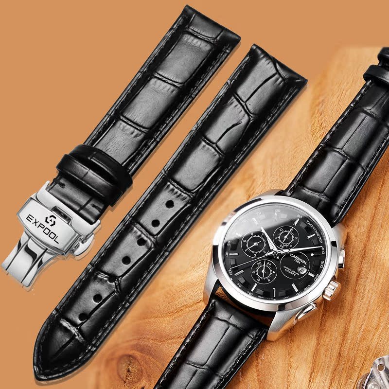 EXPOL依保路原装真皮手表