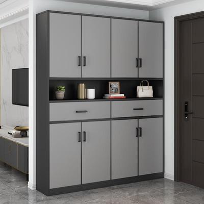 轻奢全铝合金鞋柜家用门口户外别墅阳台柜子储物柜防水防晒可定制