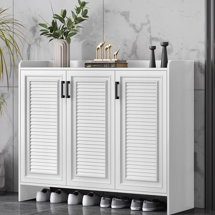 全铝合金鞋柜户外庭院防水防晒储物柜北欧家用门口别墅收纳柜定制