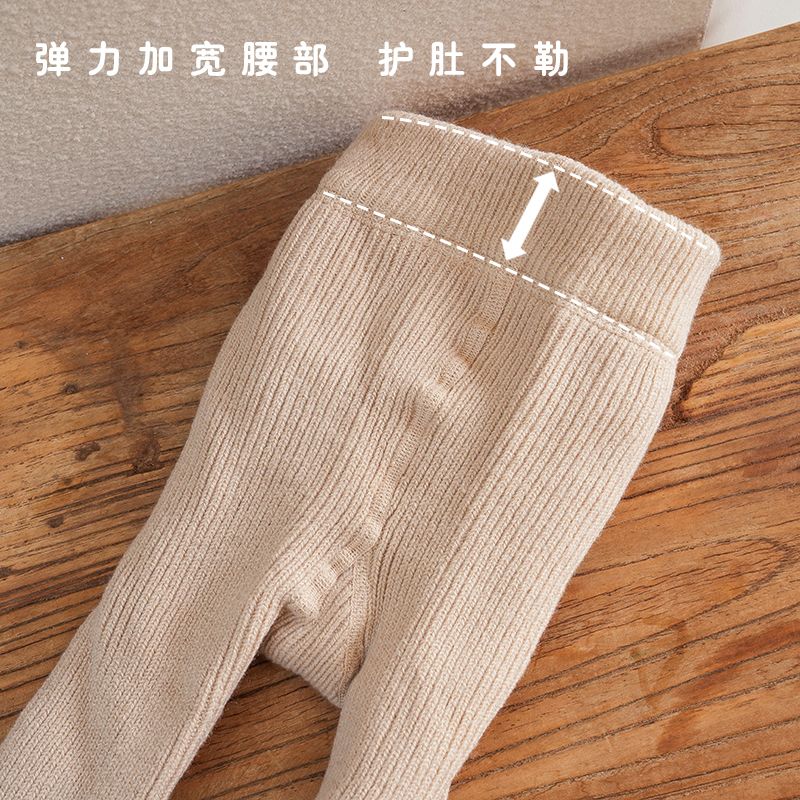 冬季婴童女童一体薄绒打