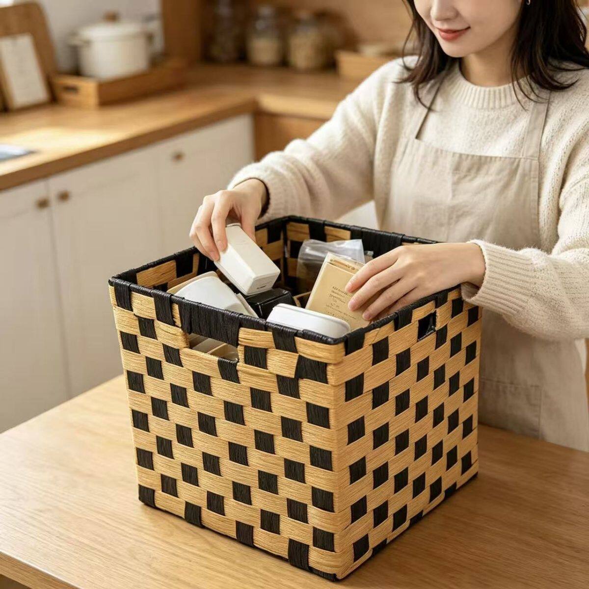 卡莱克格子柜子收纳盒手