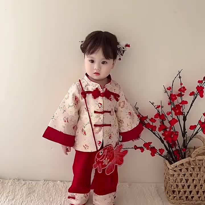 女童汉服套装春装儿童国
