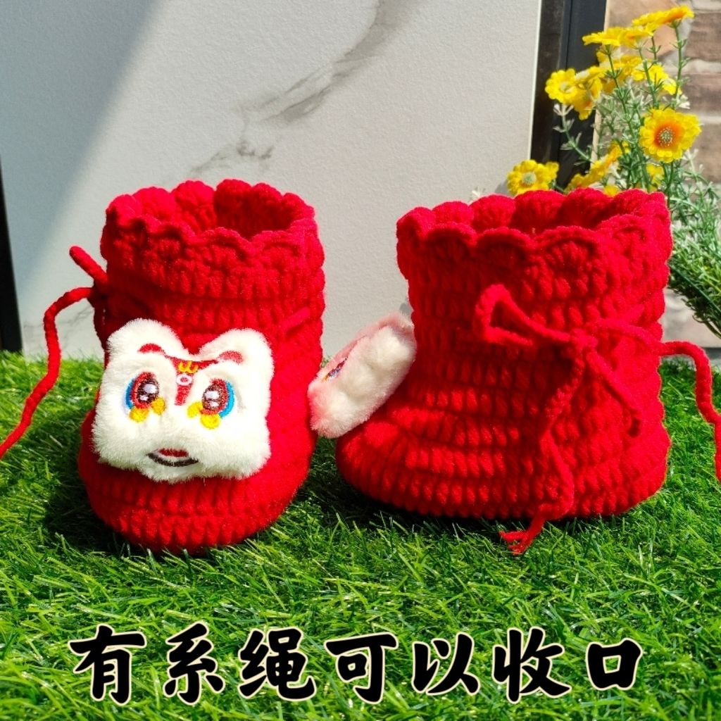 冬季纯手工编织婴儿宝宝