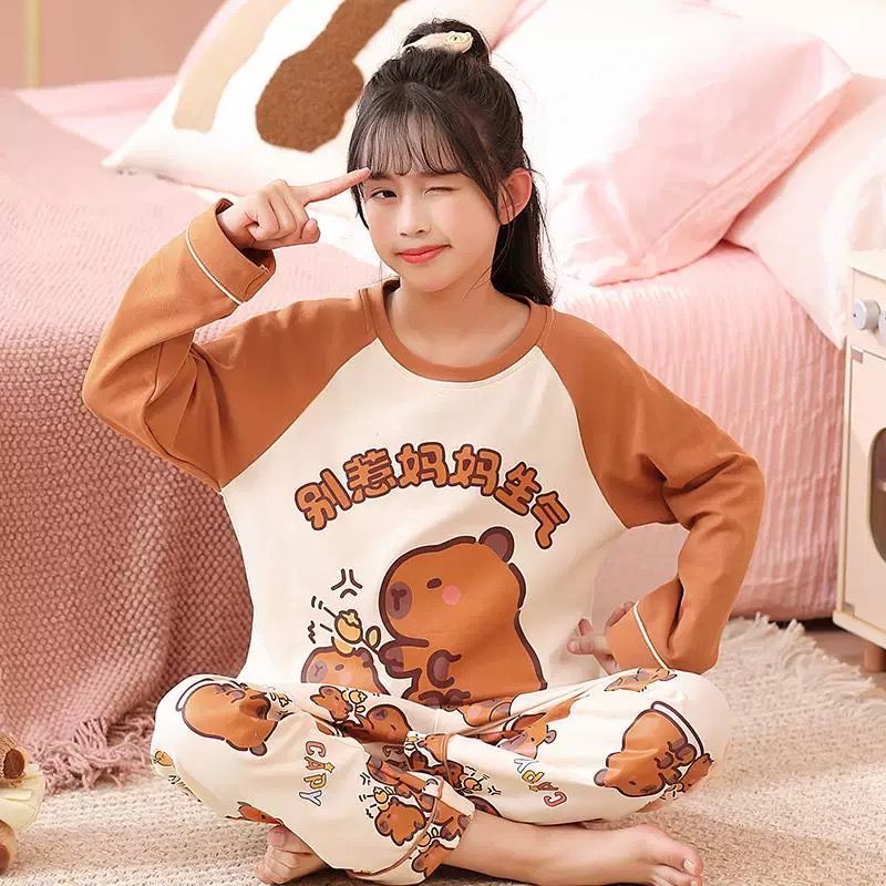 2026新款女童睡衣含棉长