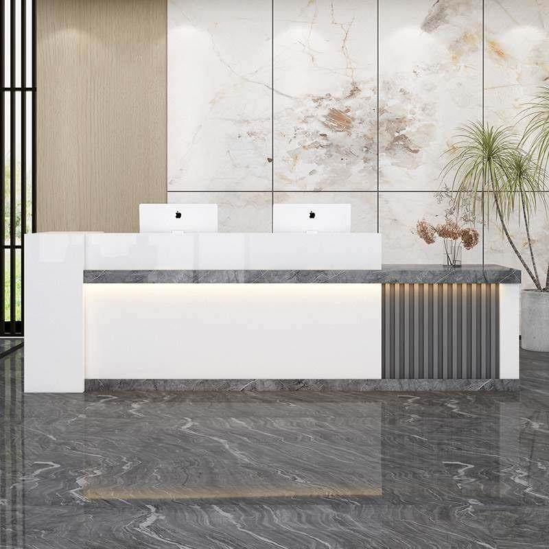 公司前台接待台简约现发店收银台店铺吧台桌美容院柜台咨询台,商业/办公家具,收银台,淘宝优惠券,粉丝福利购,淘宝优惠卷