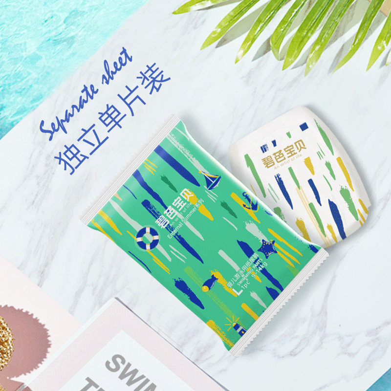 碧芭宝贝婴儿游泳裤防水纸尿裤一次性男女宝宝泳裤训练裤10片/包