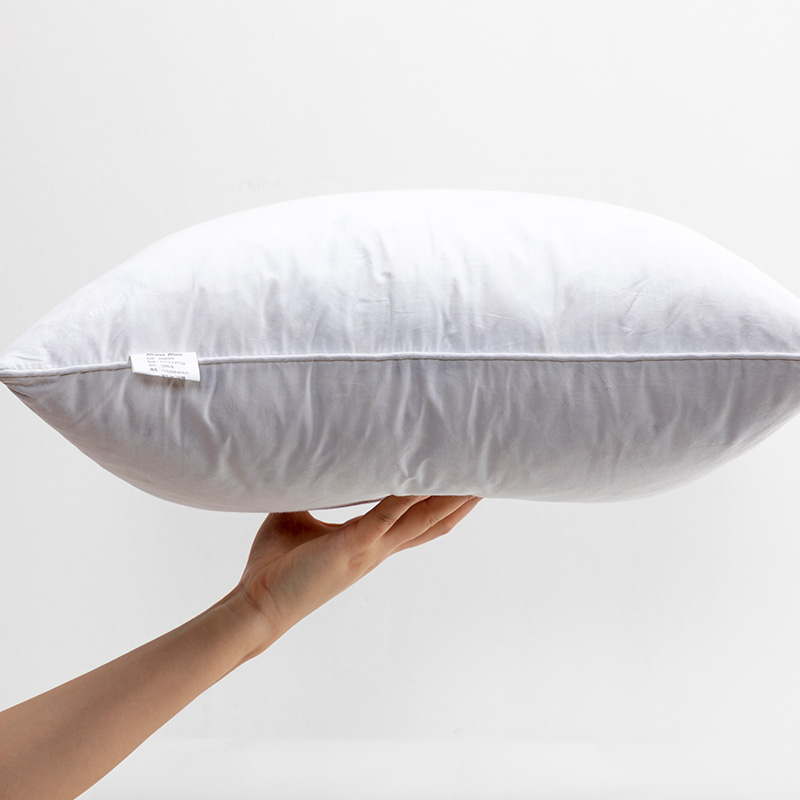 和年美家鹅毛羽绒抱枕芯床头靠垫芯沙发靠背办公室靠枕内胆方枕芯