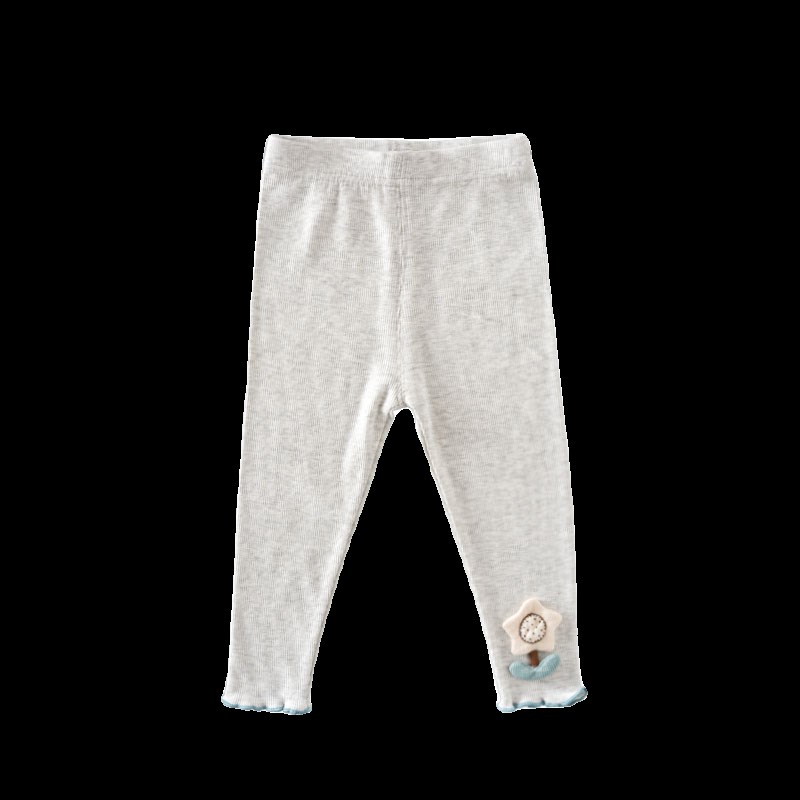 女童裤子夏季薄款2024新款儿童打底裤春夏款纯棉宝宝春秋外穿九分