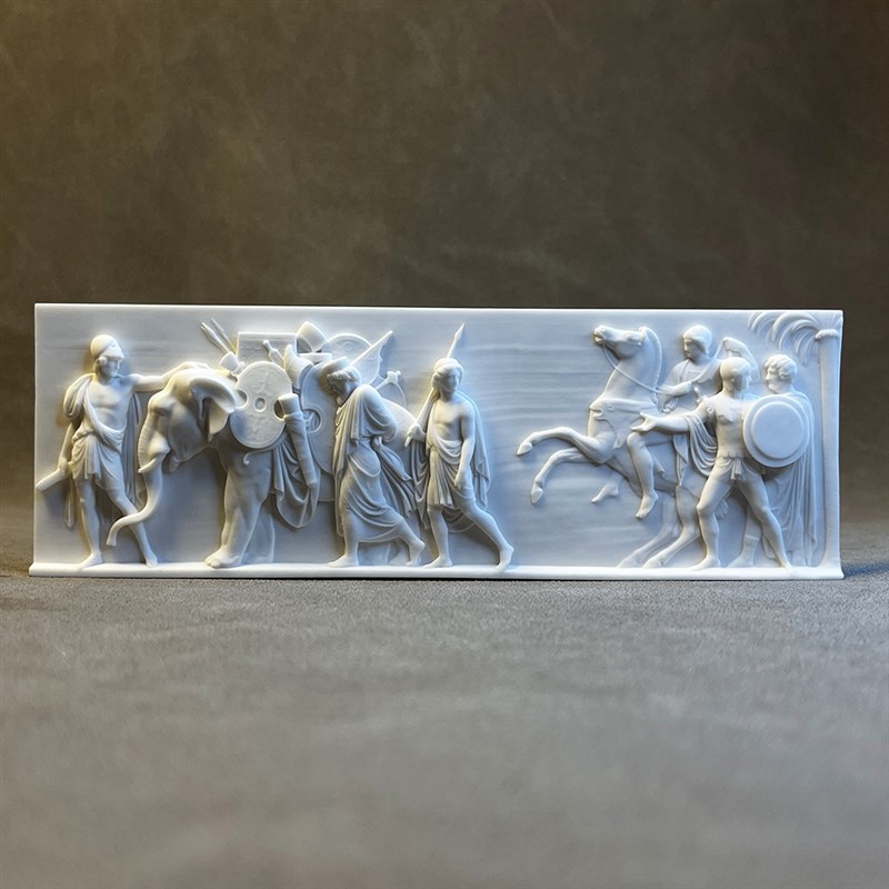 复古艺术石膏浮雕立体装饰画相框画心桌面摆件酒柜书架装饰礼物图片