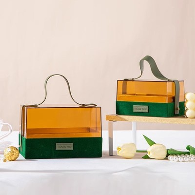 透明亚克力伴手礼盒轻奢高级感喜糖盒子结婚礼物礼品包装盒空盒