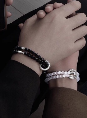 汉服锦鲤串珠情侣手链定情信物